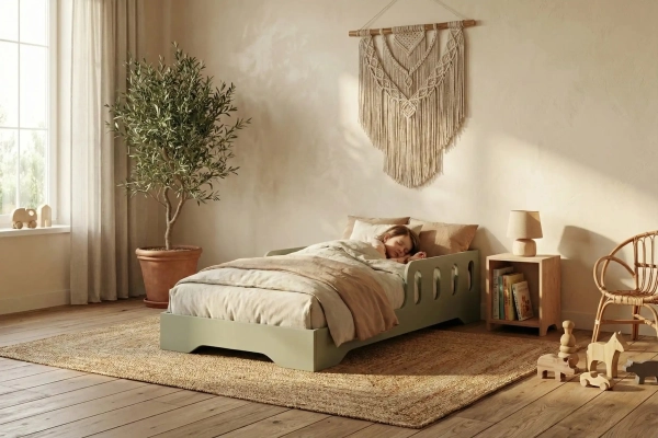 Aktualne trendy wnętrzarskie - miękkie linie i przytulność w pokoju dziecka